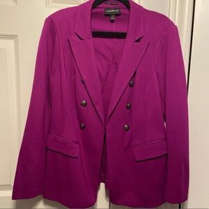 Lane Bryant Women's Vibrant Magenta Blazer